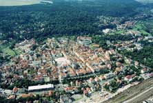 Dieter Bechstein: Luftbild von Meiningen 1